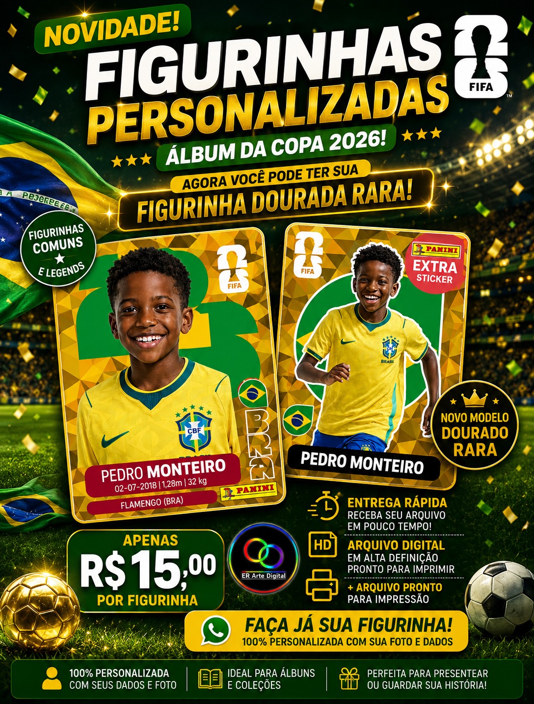 Personalize posição e cor da Legend